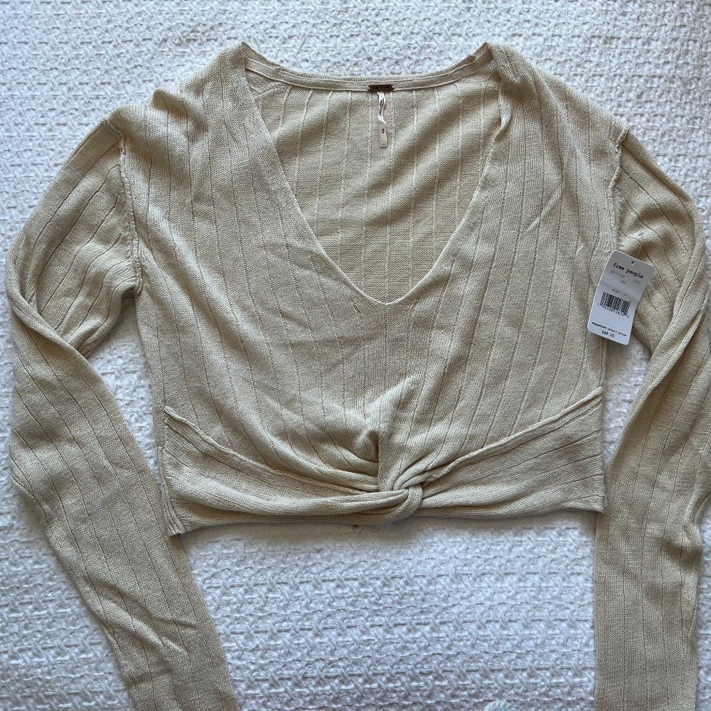 FREE PEOPLE Cream Sweater - Size S
